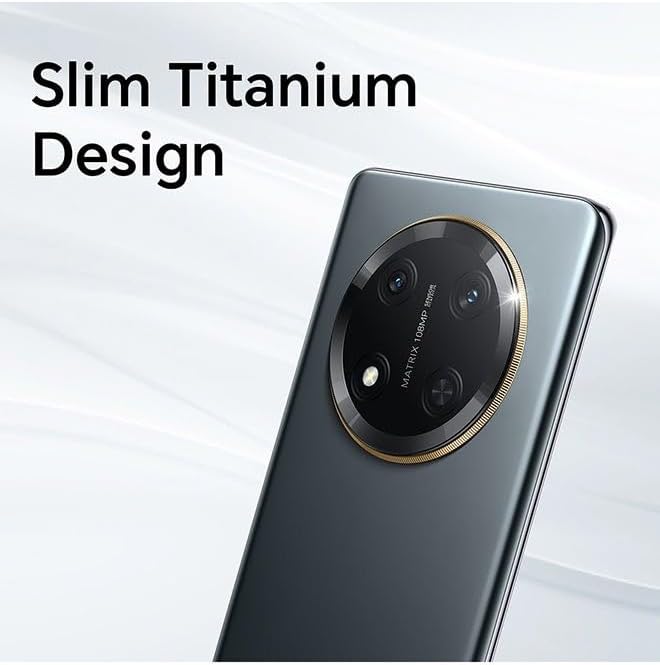 HONOR X9c 5G Dual SIM (12GB RAM, 256GB Storage) | 108MP Triple Camera | 6.78" AMOLED 120Hz Display | 6600mAh Battery | Android 14 (Titanium Black)