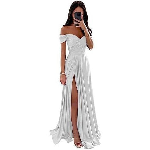 Banquet Temperament Concert Solo Bridesmaid Dress - souqmart