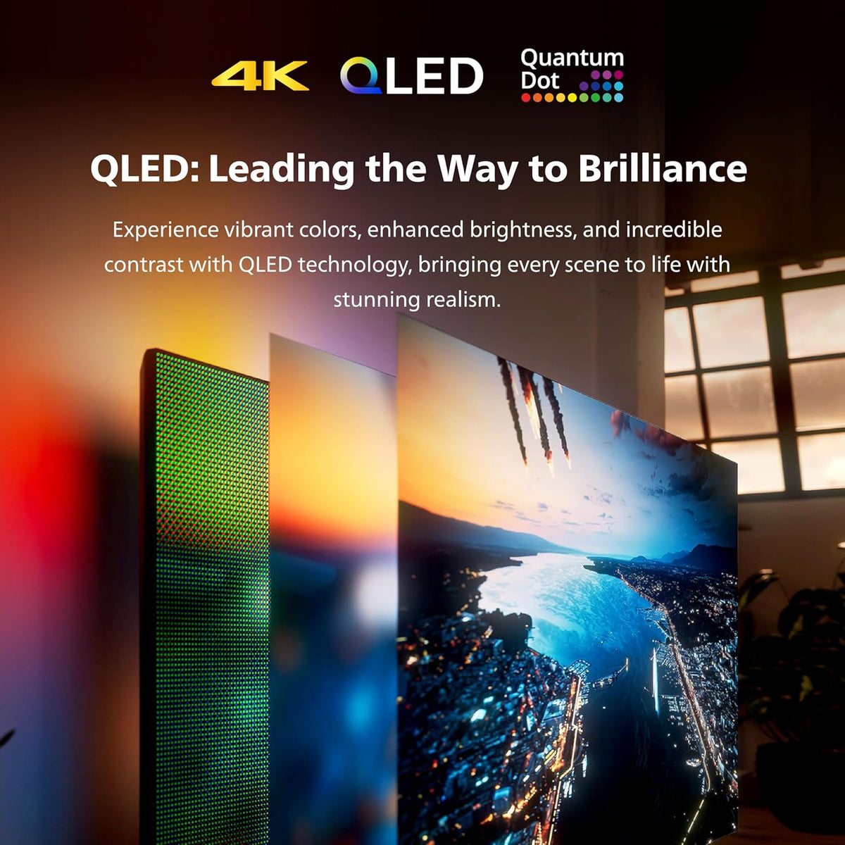 PHILIPS (FLAGSHIP MODEL) 65 INCH PREMIUM QLED GOOGLE SMART TV | WORLDWIDE WARRANTY | DOLBY VISION & ATMOS | ADVANCED IMAGE PROCESSOR | QLED GOOGLE SMART TV WITH ULTRA -ADVANCED FEATURES