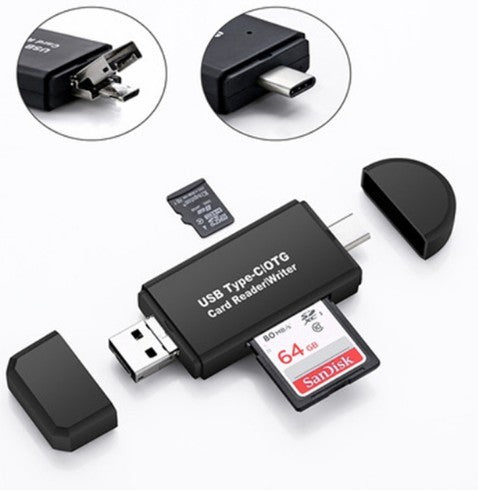 Smart Three-In-One Multi-Function Card Reader - souqmart