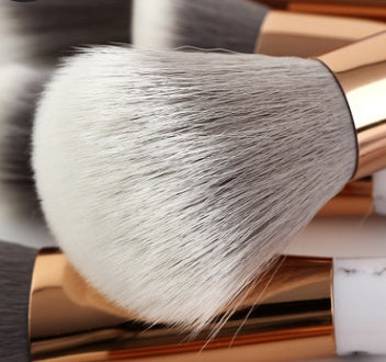 11 sets of marble makeup brush with makeup brush beauty makeup kit 11 makeup brush sets - souqmart