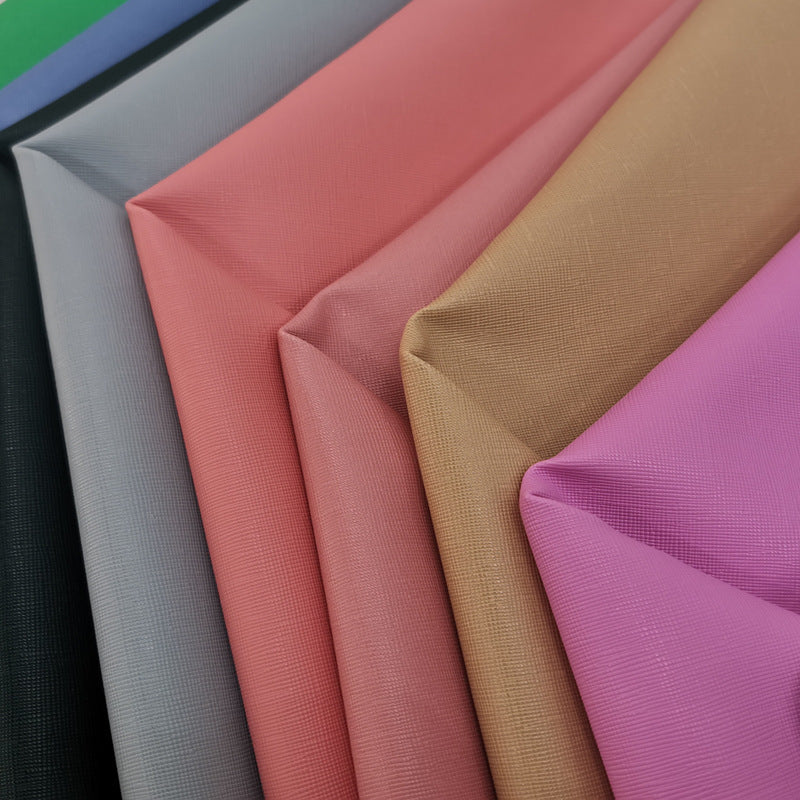 Home Cross Grain Artificial Leather Fabrics - souqmart