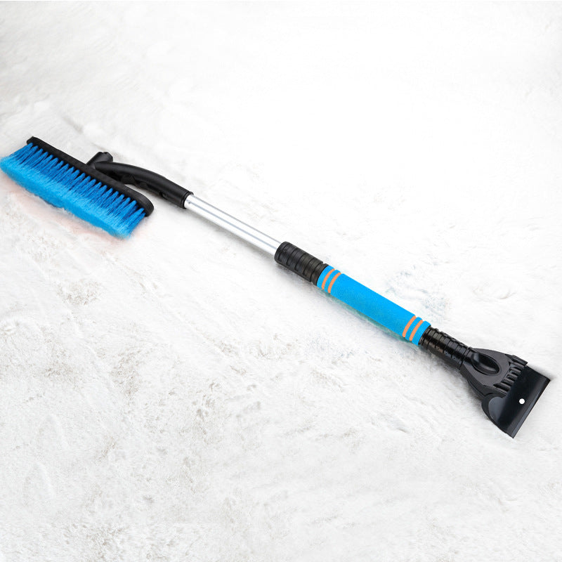 Car Cleaning Brush Ice Scraper Detachable Snow Shovel Brush Dust Remove Brush Auto Windshield Extendable Snow Brush Foam Handle - souqmart