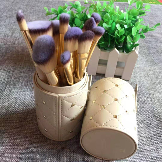 Makeup brush set 12 makeup buckets - souqmart