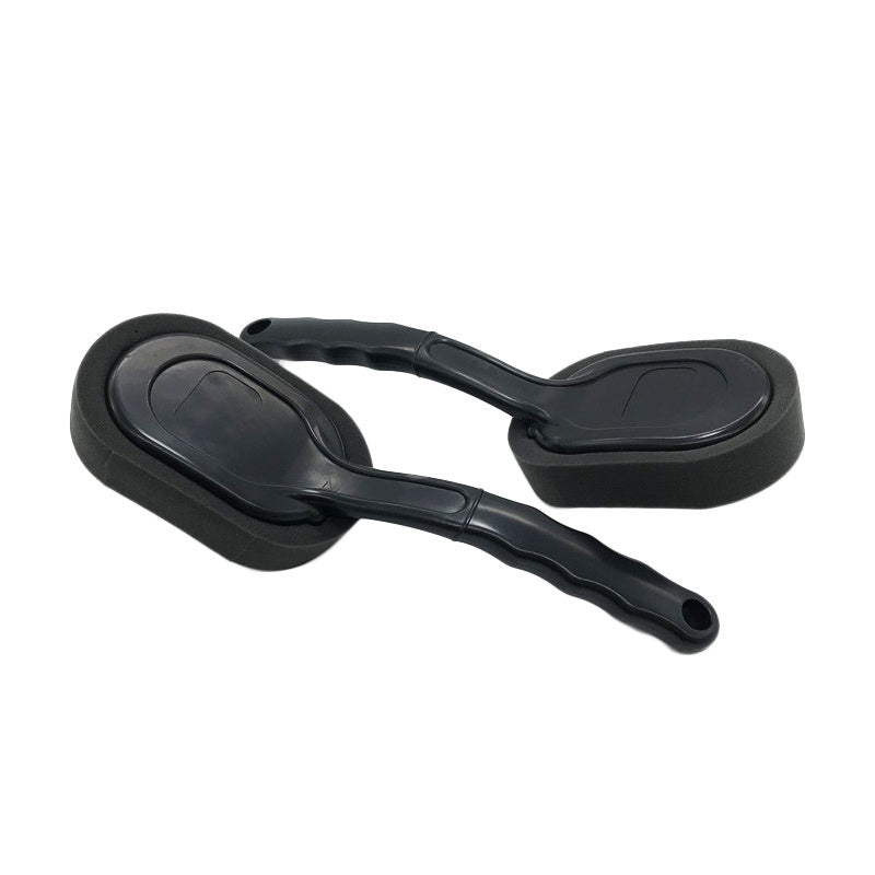 Car tire waxing long handle sponge brush - souqmart