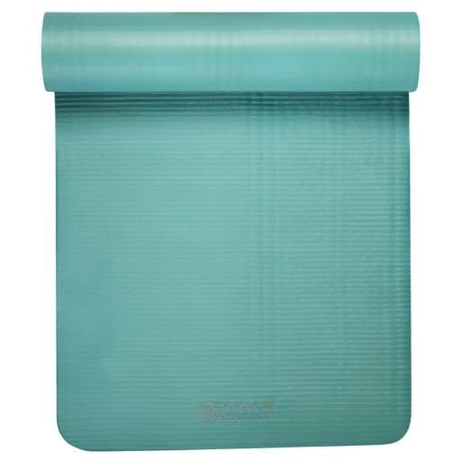 Gaiam Thick Yoga Mat, Exercise & Fitness Mat with Easy-Cinch Carrying Strap