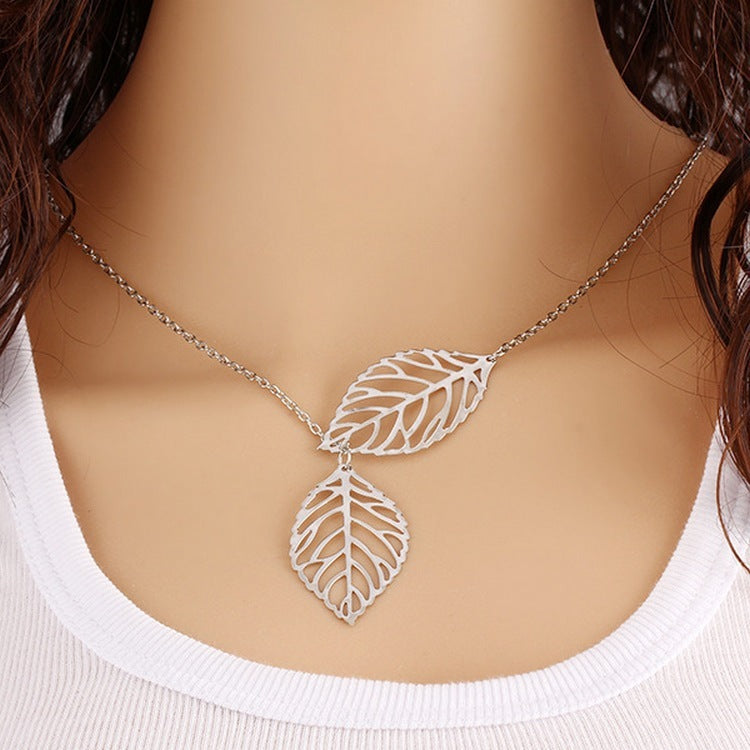 Leaf Necklace - souqmart