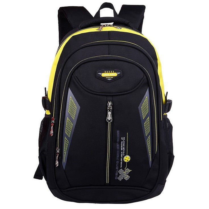 New Children's Backpack Junior High School Students' Schoolbag Leisure Double Shoulder Bag - souqmart