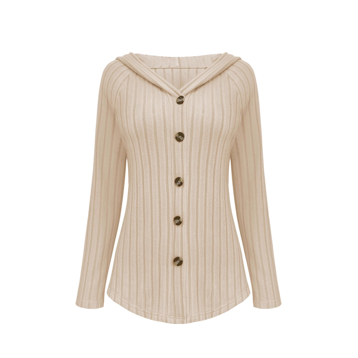 Fashion Casual Solid Color Long Sleeve Hoodie