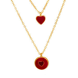 Fashion Trendy Short Clavicle Chain Simple Personality Wave Rose Gold Necklace - souqmart