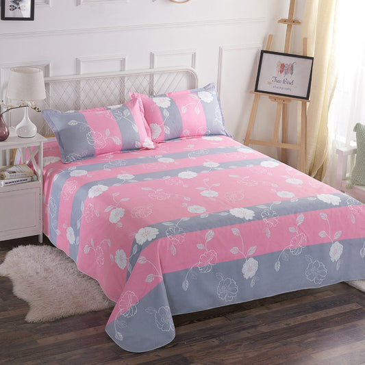 Single Double Bed Cartoon Bed Sheets Single Piece - souqmart