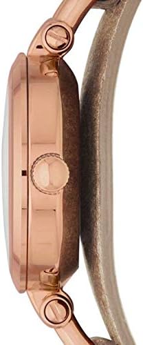 ساعة فوسيل جورجيا ميني للنساء بمينا بسوار جلدي