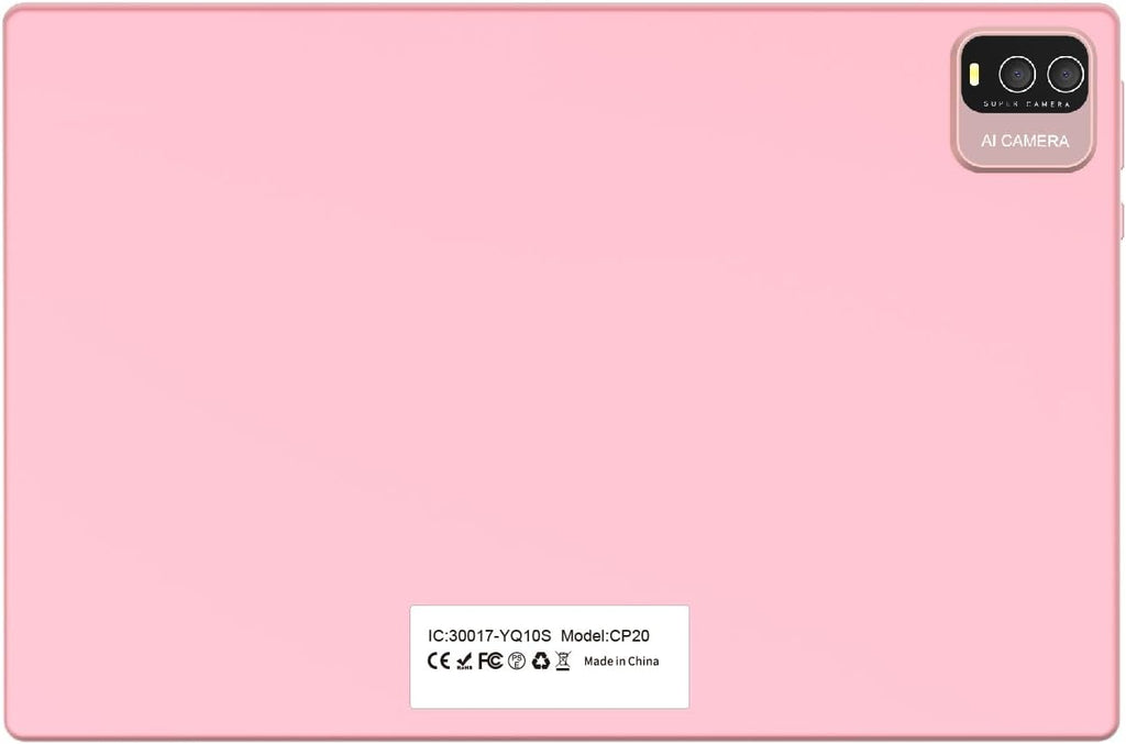 IWEGGO Android 15 Tablet, 10 Inch 18GB RAM+128GB ROM/ 2TB Expandable Tablet, 2.0GHz Quad-core Processor, 1280*800 HD Touch Screen, 5G WiFi6 BT 5.0, 2 in 1 Tablets with Keyboard Case Mouse Stylus Pink