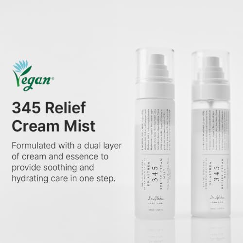 Dr.Althea 345 Relief Cream Mist, Korean Vegan Skin Care, 3.38 Fl Oz