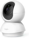 كاميرا مراقبة TP-Link Tapo Pan/Tilt بدقة 1080 بكسل، رؤية دوارة 360 درجة | تتبع الحركة | كشف الحركة وبكاء الأطفال | صوت ثنائي الاتجاه | رؤية ليلية | متوافقة مع Alexa وGoogle Home (Tapo C200)