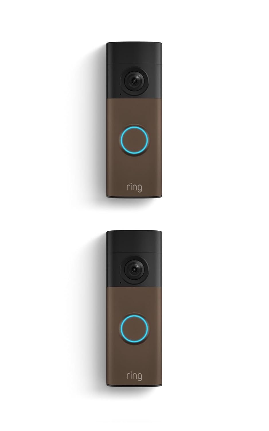 Ring Battery Doorbell 2K (newest model) Retinal 2K with wide-angle video, up to 6x Enhanced Zoom, Two-Way Talk, and Built-In Battery, Matte Mocha