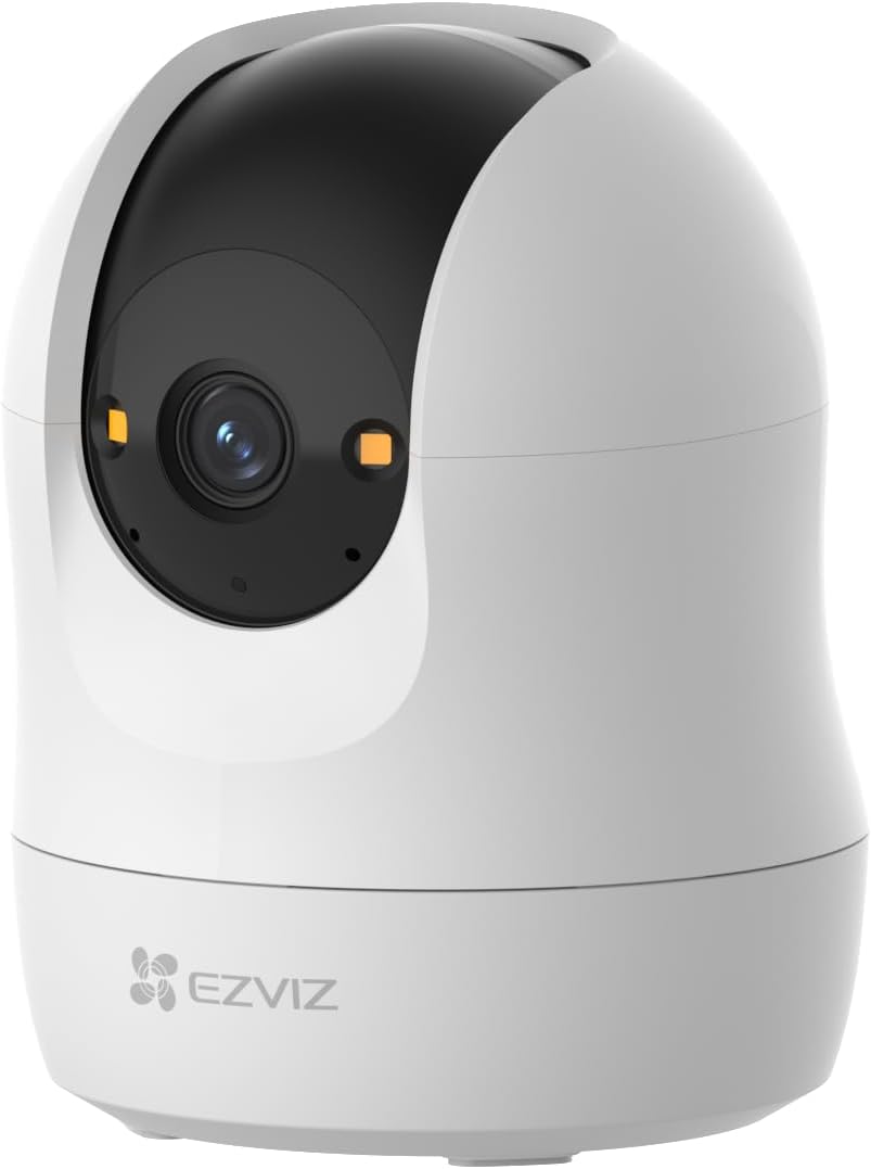 EZVIZ كاميرا واي فاي داخلية C6N G1 2K للمنزل، تقنية كشف الحركة البشرية، تغطية 360 درجة، رؤية ليلية ملونة، غالق الخصوصية، دورية تلقائية، تخزين 512GB