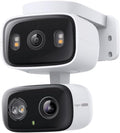 Tapo 2K Indoor/Outdoor Dual Lens Pan/Tilt Wired Security Camera, C246D