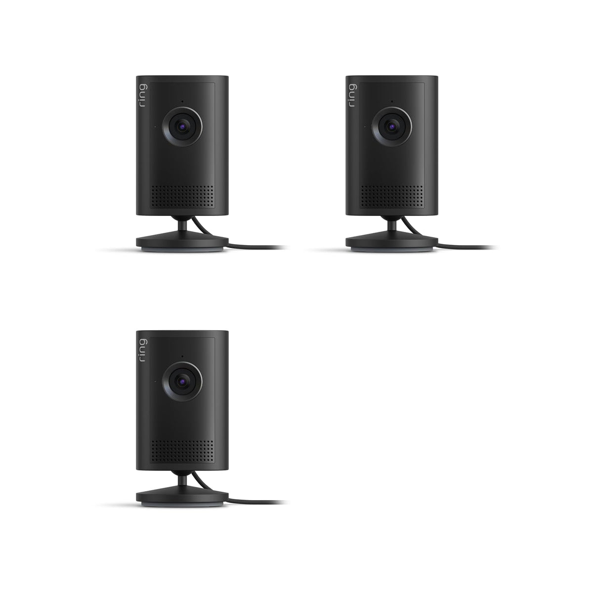 Ring Indoor Cam 2K, Retinal 2K for crisp video, 6x Enhanced Zoom, Night Vision, Home and business security, Black