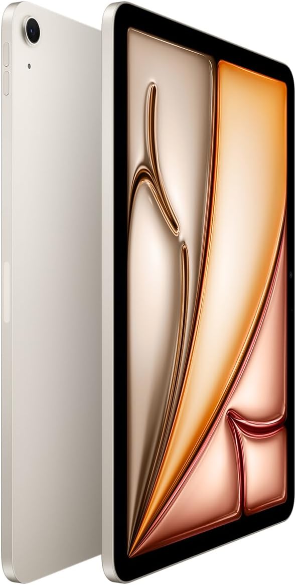 Apple iPad Air 2026 with Apple M4 Chip (13-inch, Wi-Fi + Cellular, 256GB) - Starlight (Renewed)