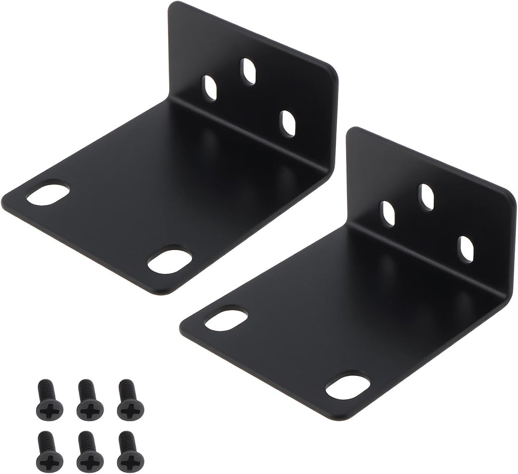 Briny River 2 Pieces Adjustable Rack Supports Compatible with Hikvision Switch Series 76 190157623 Compatible with HiWatch DVR NVR