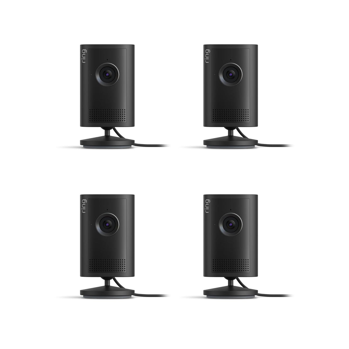 Ring Indoor Cam 2K, Retinal 2K for crisp video, 6x Enhanced Zoom, Night Vision, Home and business security, Black