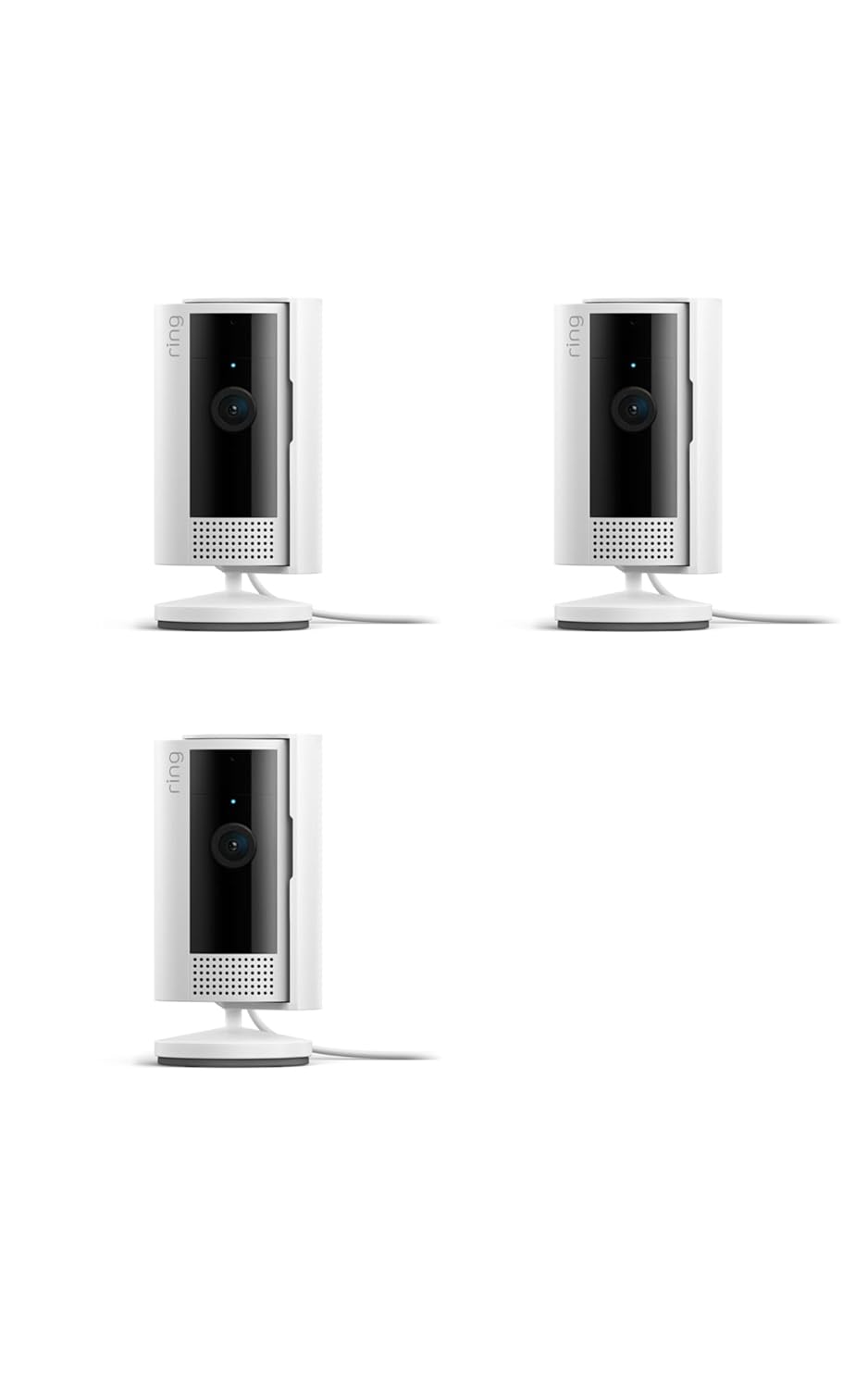 Ring Indoor Cam — Home or business security in 1080p HD video, White