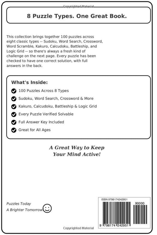 100 Fun & Challenging Puzzles: Puzzles with Full Solutions (The Big Book of Puzzles Series, Band 10)