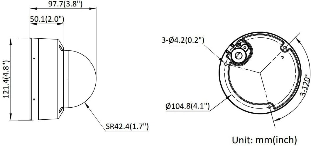 هايكفيجن DS-2CD1123G2-LIU كاميرا هجينة 2 ميجابكسل IP خفيفة مع صوت