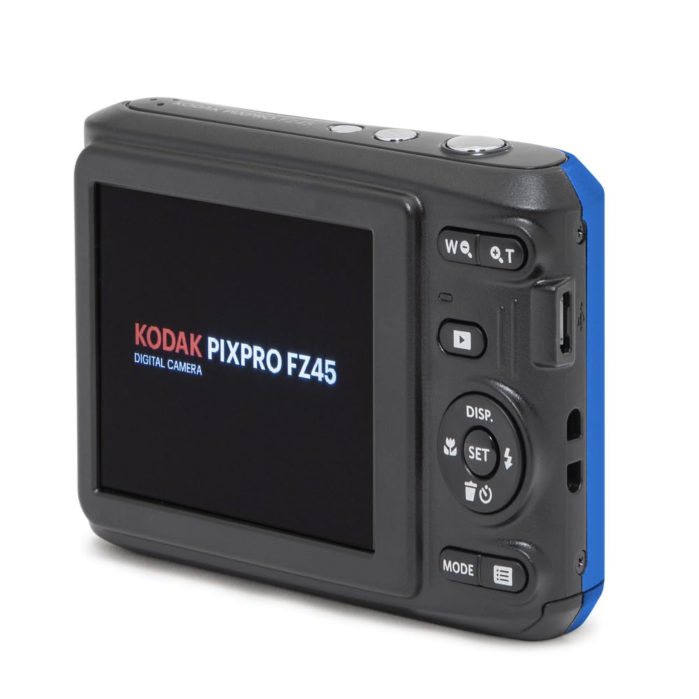 KODAK PIXPRO FZ45 16MP Compact Digital Camera, 4X Optical Zoom, AA, Red