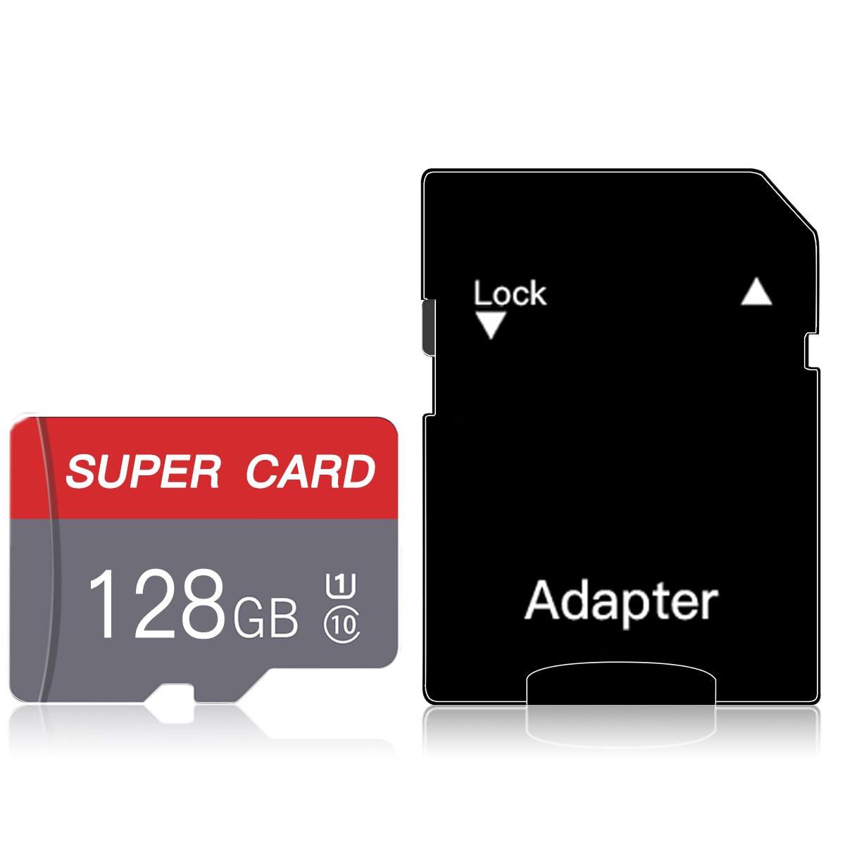 128GB Micro SD Card Class 10 Memory Cards Mini TF Card with Adapter for Smartphones/Tablet/Drone/Game Console(2-Pack)