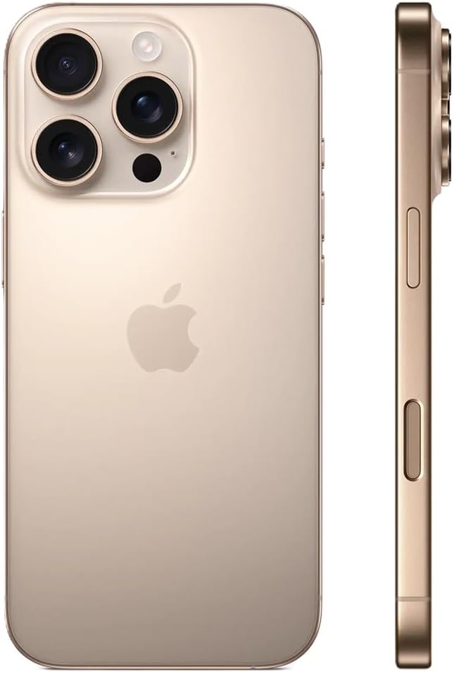 Apple iPhone (Renewed Premium) 16 Pro Max, US Version, 256GB, Desert Titanium - Unlocked