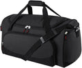 Gym Bag for Men & Women - 50L Large Duffle Bag for Travel, Black