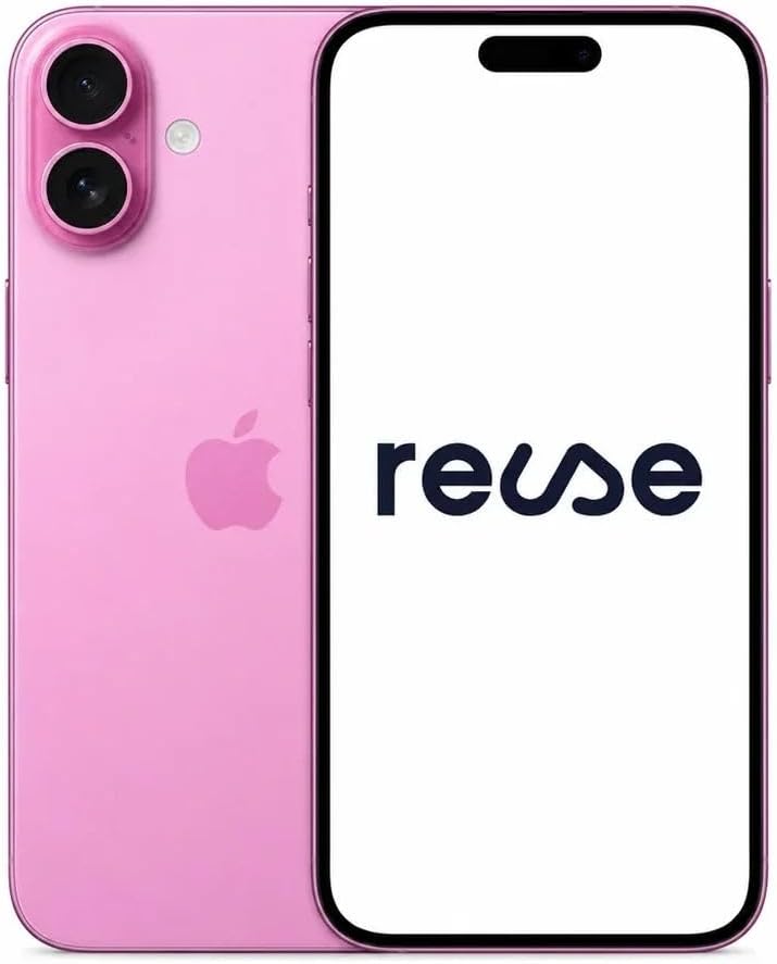 Apple iPhone 16 Plus, 128GB, Pink - Unlocked (Renewed)