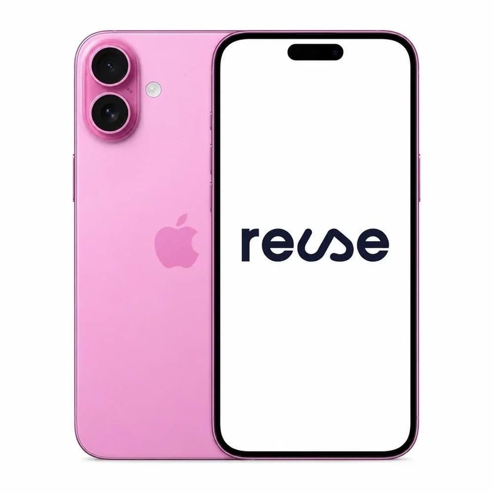 Apple iPhone 16 Plus, 128GB, Pink - Unlocked (Renewed)