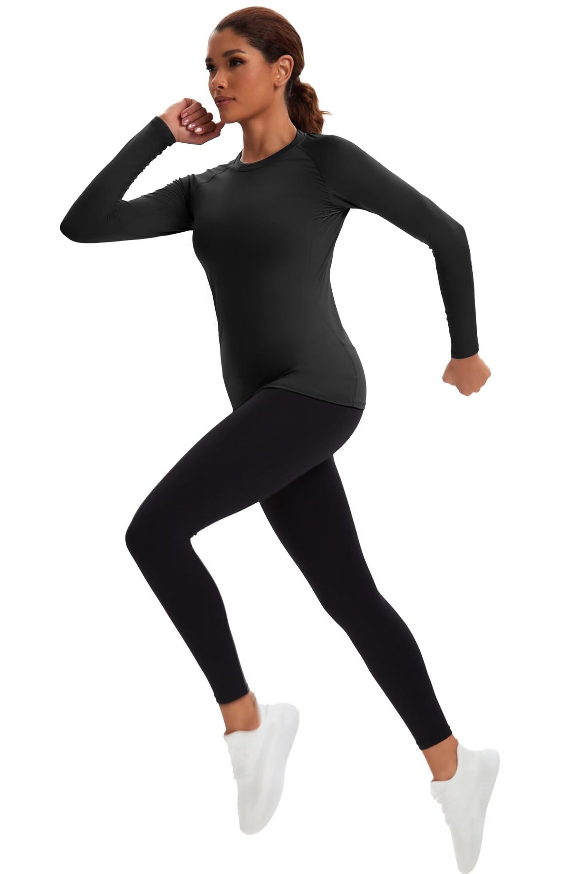 5 Pack Women's Compression Shirts Long Sleeve for Workout & Baselayer