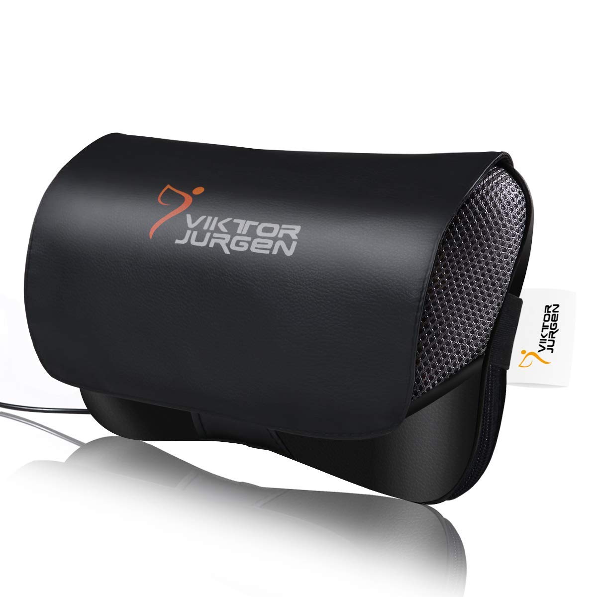 VIKTOR JURGEN Shiatsu Back Massager with Heat for Pain Relief, Gray
