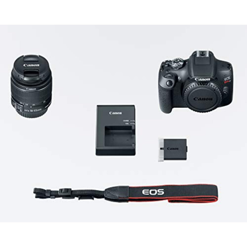 Canon EOS Rebel T7 DSLR Camera Double Zoom Lens Kit