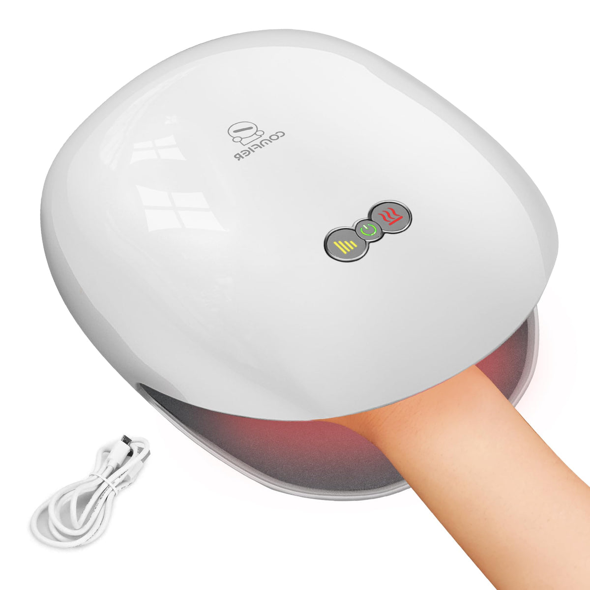 COMFIER Hand Massager with Heat and Compression for Arthritis Carpal Tunnel