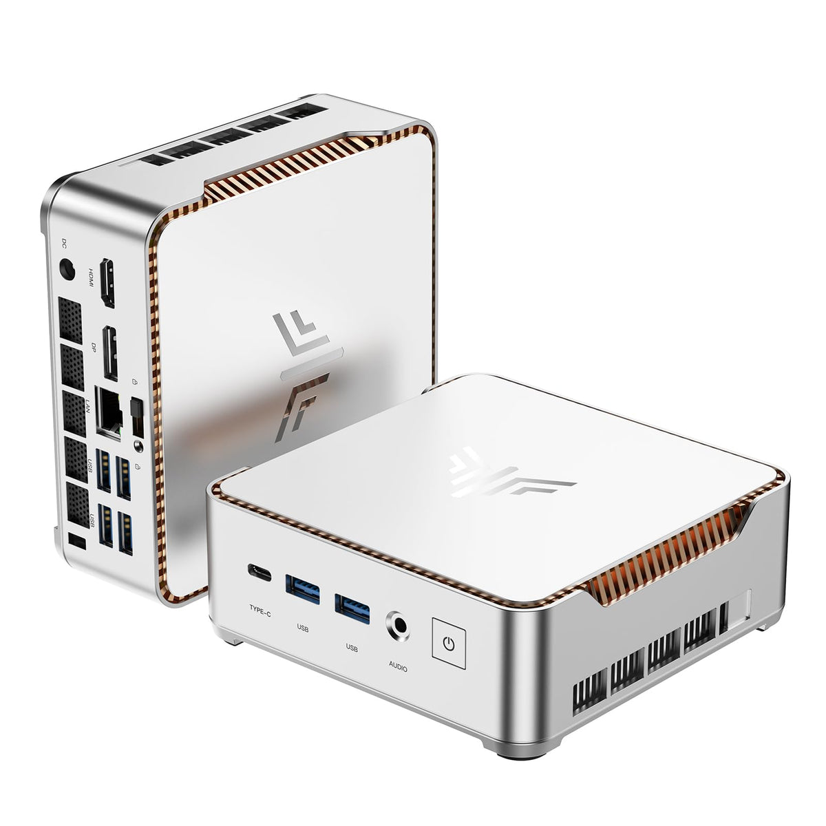 KAMRUI Pinova P2 Mini PC 16GB RAM 512GB SSD, AMD Ryzen 4300U(Beats 5400U/3500U/N95,Up to 3.7GHz,4C/8T) Mini Computers,Triple 4K Display/HDMI+DP+Type-C/WiFi/BT for Home/Business Mini Desktop Computers