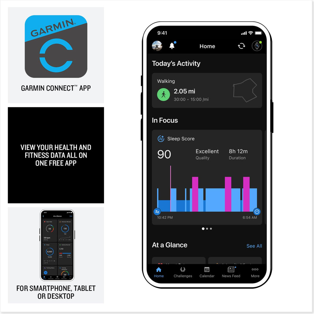 Garmin vívoactive® 6, Health & Fitness GPS Smartwatch, 42mm, Slate