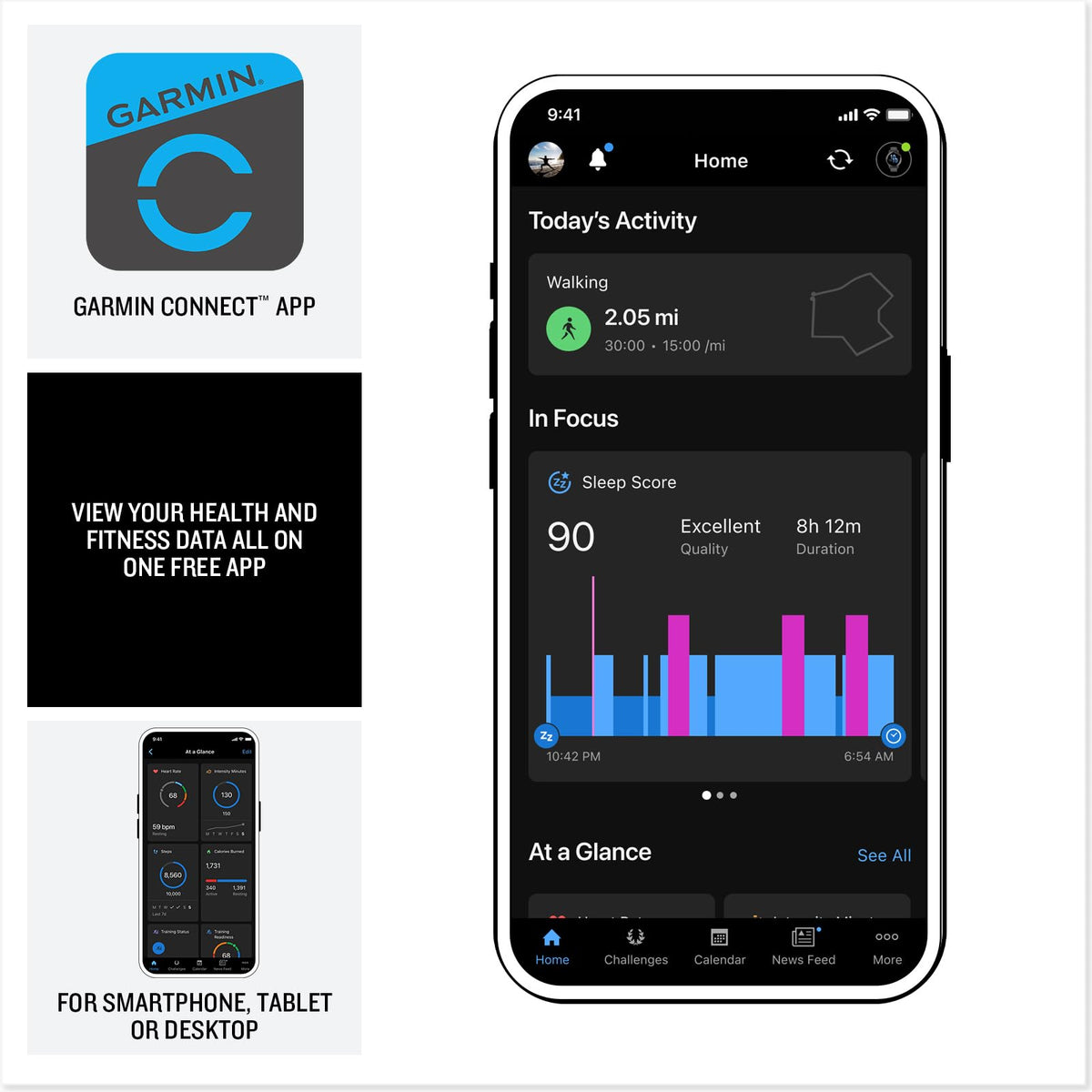 Garmin vívoactive® 6, Health & Fitness GPS Smartwatch, 42mm, Slate