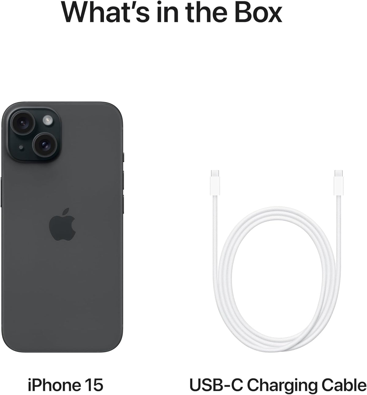 Apple iPhone 15 (128 GB) - Black