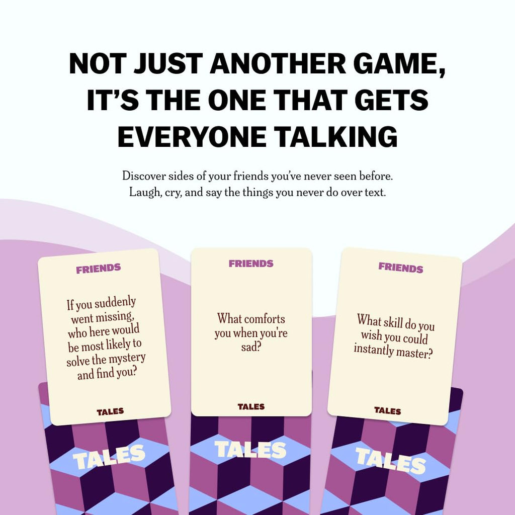 TALES 150 Conversation Cards, Kids Edition, Road Trip Game, Family Bonding