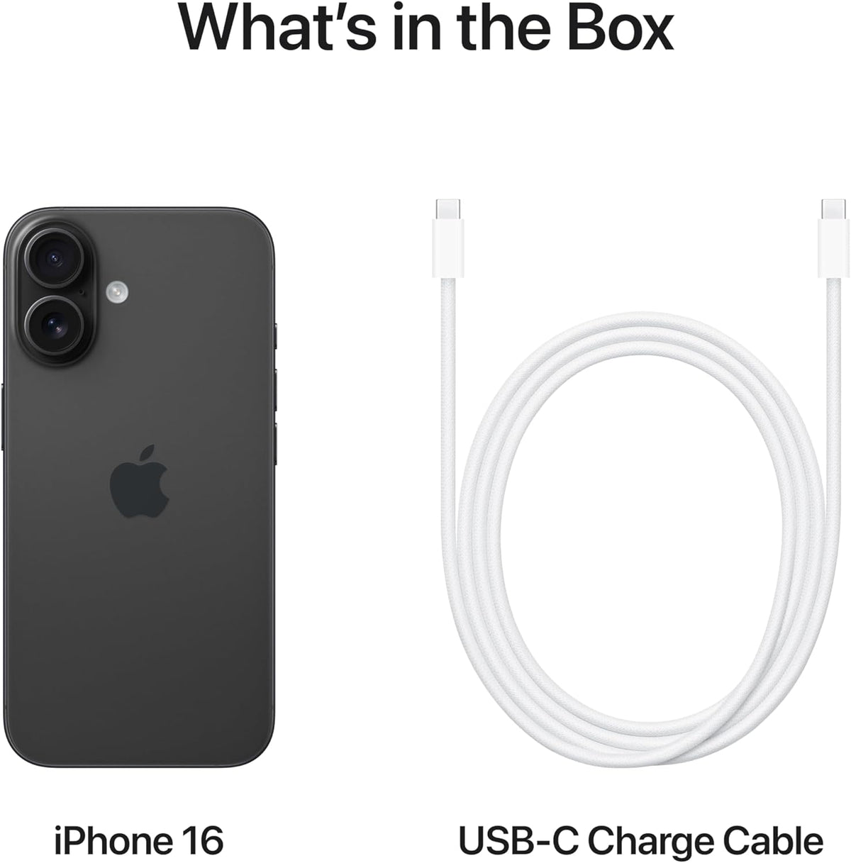 Apple iPhone 16 (128 GB) - Black