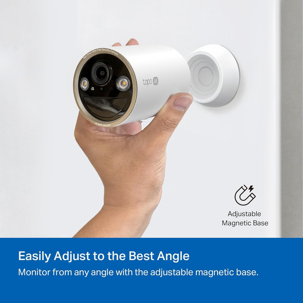 Tapo MagCam 2K+ Security Camera Wireless Outdoor, Battery Powered, C425