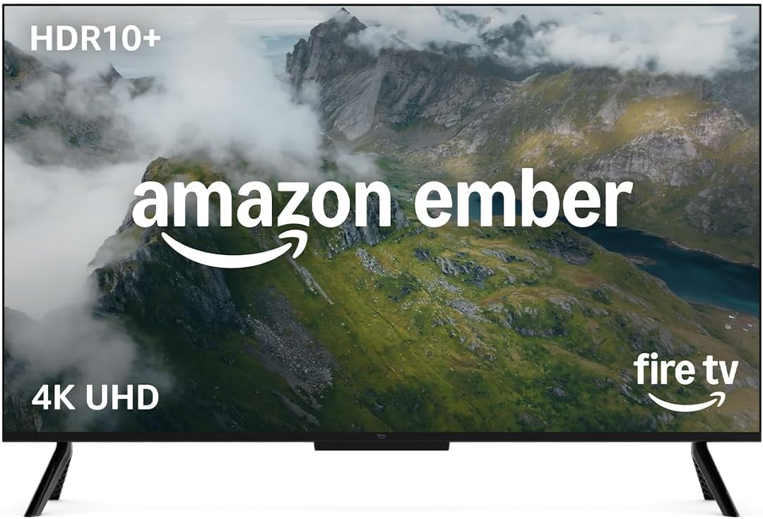 Amazon Ember 50" 4-Series with Fire TV (newest model), 4K Ultra HD smart TV with Alexa Remote, HDR10+, fast processor, Dolby Audio, Ambient Experience, free and live TV, find shows faster with Alexa+