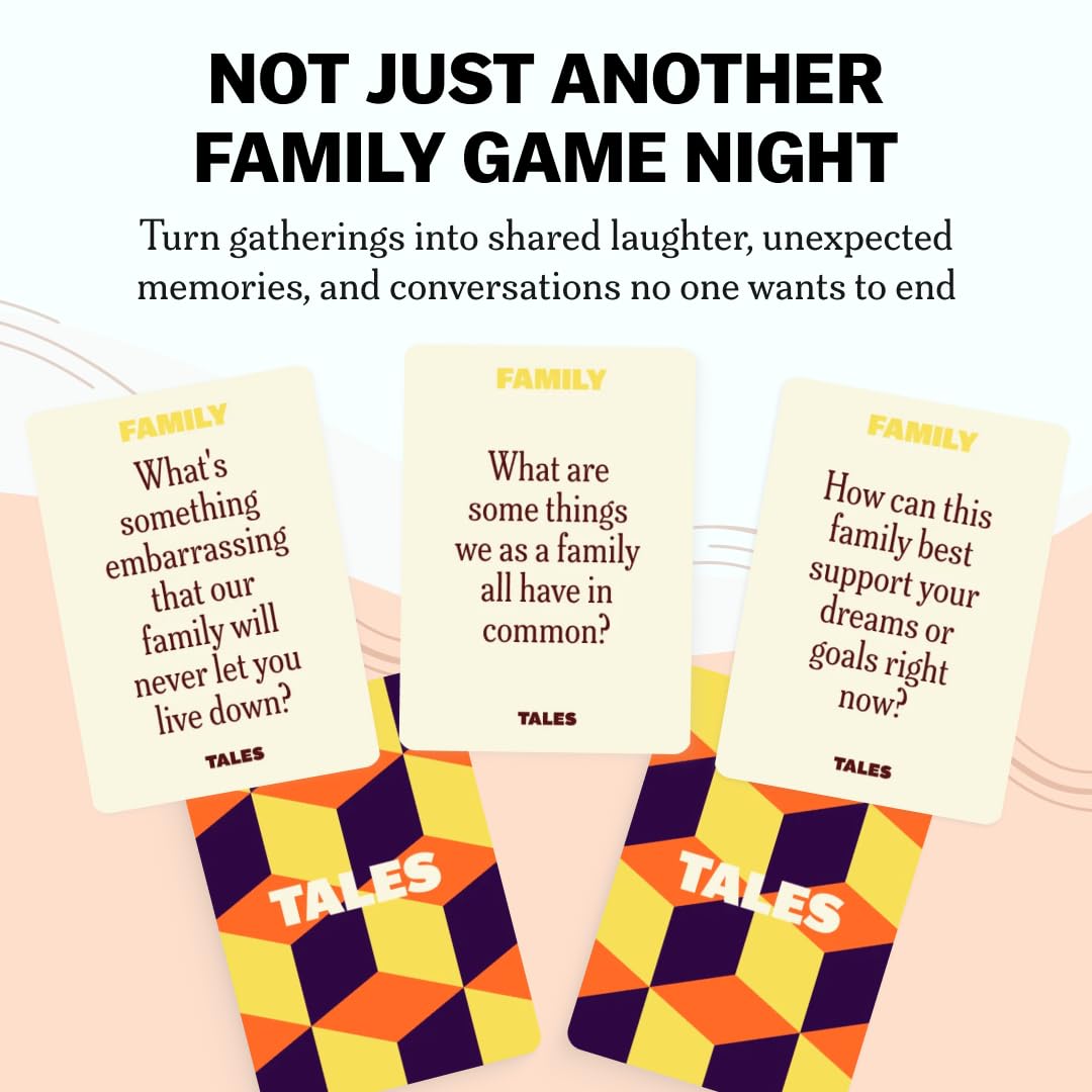 TALES 150 Conversation Cards, Kids Edition, Road Trip Game, Family Bonding