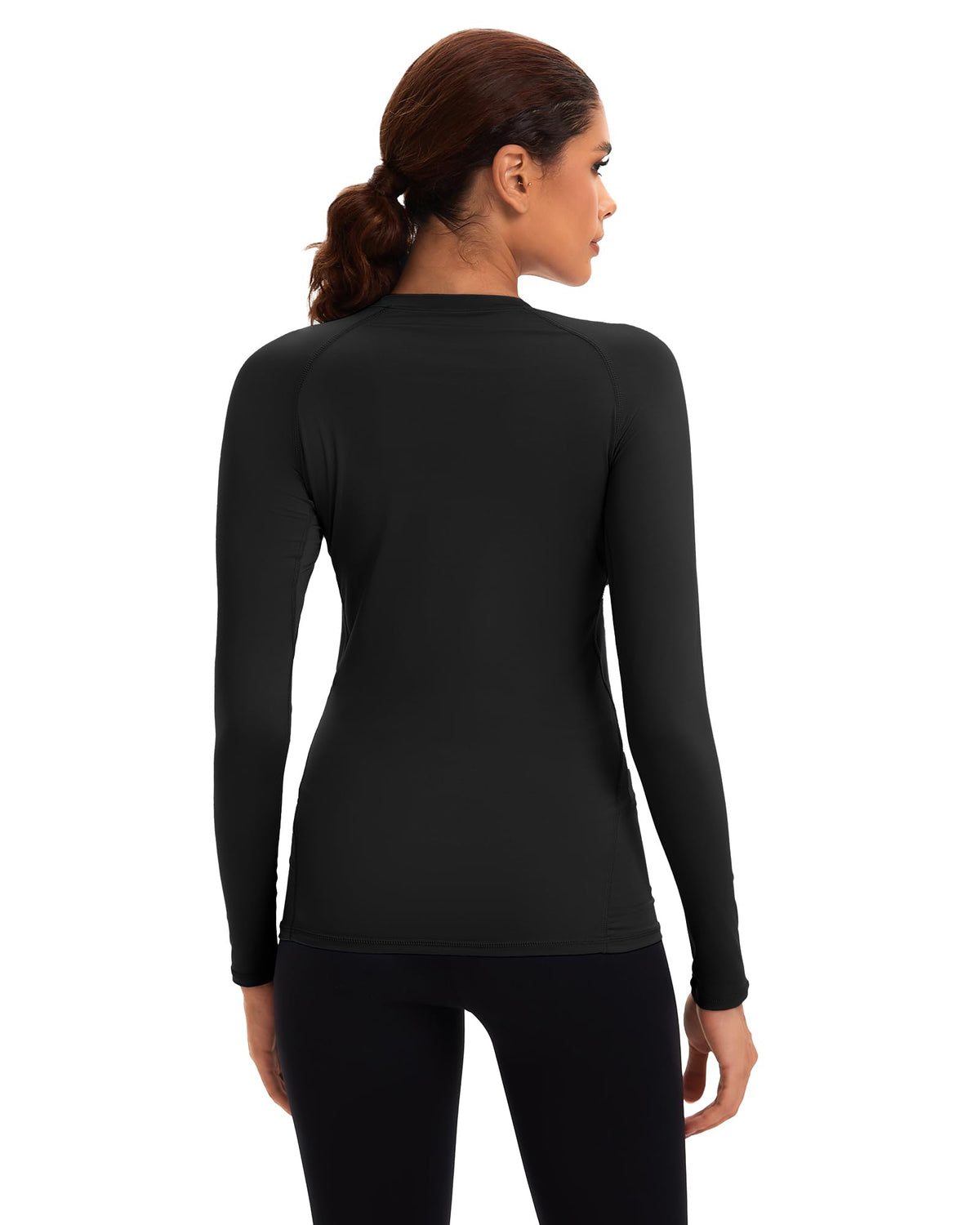 5 Pack Women's Compression Shirts Long Sleeve for Workout & Baselayer