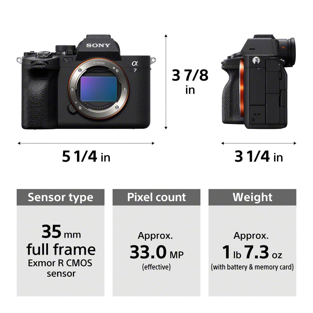 Sony Alpha a7 IV Mirrorless Camera with 28-70mm Lens Black